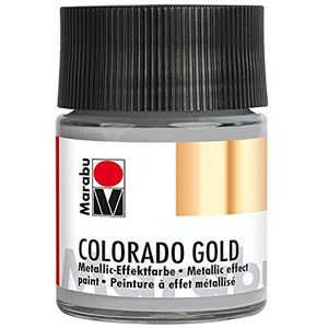 Marabu Colorado Gold Palladium 12640005795 metallic effectverf 50 ml op waterbasis, lichtecht, weerbestendig, sneldrogend, voor penselen en stippen op ondergronden