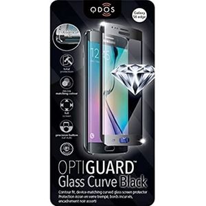 Qdos QDOSOPTIGS6EGBK displaybeschermfolie van gehard glas voor Samsung Galaxy S6 Edge, zwart