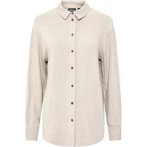 PIECES Pcvinsty Ls T-shirt Noos Bc pour femme, Crème, M