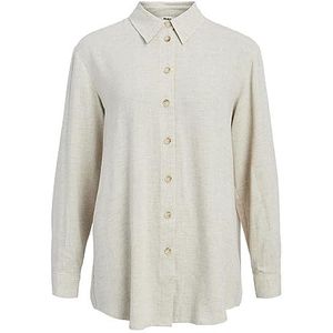 Object Objsanne L/S T-shirt Noos Damesblouse, Zandschelp.