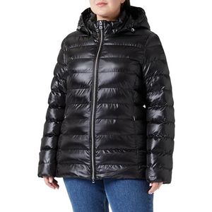 Geox W Zosma Mid JKT Veste pour femme, Noir, 42