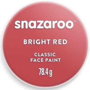 Snazaroo - Verf voor gezicht en lichaam, make-up voor gezicht en vermomming, voor kinderen en volwassenen, blush 75 ml, kleur felrood