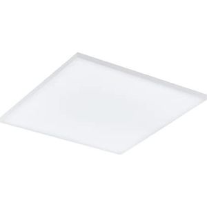 EGLO Turcona-B Plafondlamp, ledpaneel van metaal met verlicht oppervlak van kunststof, plafondlamp voor keuken, hal en woonkamer, warmwit, 58,7 cm