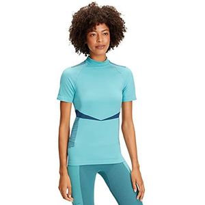 FALKE T-shirt pour femme, turquoise, S