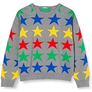 United Colors of Benetton Pullover voor meisjes en meisjes, grijs 910