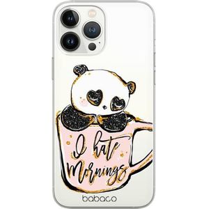 ERT GROUP Beschermhoes voor Apple iPhone XR, origineel en officieel gelicentieerd product, Babaco, motief Panda 005, perfect op de vorm van de mobiele telefoon, gedeeltelijk bedrukt