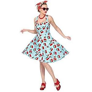 Widmann - Modieus kostuum uit de jaren '50, jurk met petticoat en riem, rok 'n'roll, carnaval, themafeest
