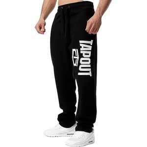 TAPOUT Pantalon de jogging Active Basic pour homme, noir/blanc, XL