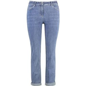 Samoon 920969-29222-8979 Damesjeans, Denim blauw