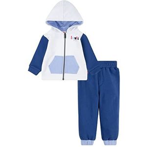 Levi's Kids Lvb colorblock hoodie set 6eh010 babyjongen, Echte Marine