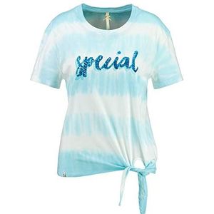 KEY LARGO Speciaal ronde damesshirt, Cyaan Blauw (1234)