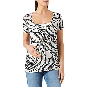 Noppies Louisa T-shirt voor dames, korte mouw, Turtledove - P772