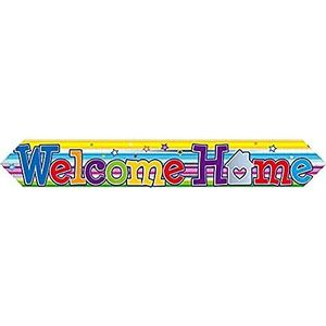 Welcome Home Swirl banner, 2,7 m