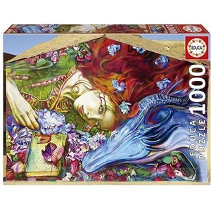 Educa - Sant Jordi, Lily Brick | 1000 stukjes puzzel voor volwassenen. Afmetingen: 68 x 48 cm. Inclusief Fix Puzzel. Vanaf 14 jaar (19926)
