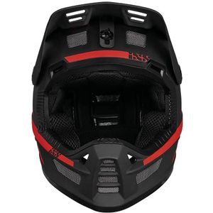 IXS Xult DH integraalhelm, MTB/E-bike/BMX, uniseks, volwassenen, rood, LXL (60-62 cm)