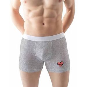 Green Fish Boxer pour homme, gris, L