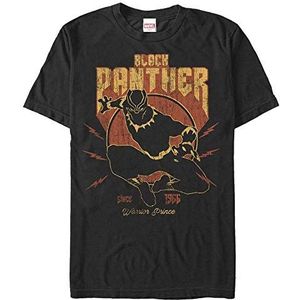 Marvel Avengers Classic-Lighting Panther Organic T-Shirt À Manches Courtes Mixte, Noir, L