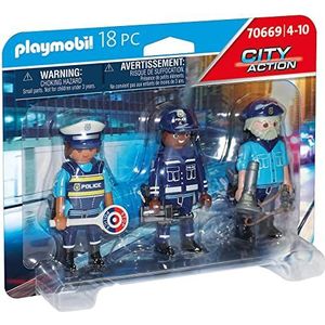 Playmobil 70669 Politie Team Politie - City Action- Politieagenten- Politie Drie