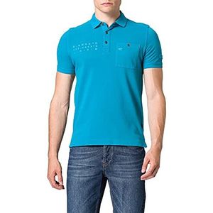 camel active Poloshirt voor heren, oceaanblauw