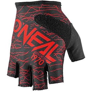 Oneal Wired 0374-211 motorcross-handschoenen, vingerloos, maat XL, zwart, rood