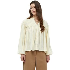 Peppercorn Garissa dames V-hals blouse, 235 Cloud Dancer, XL, 235 Cloud Dancer