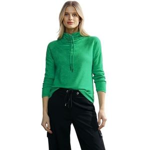 Cecil T-shirt à manches longues pour femme, Celery Green Melange, XS