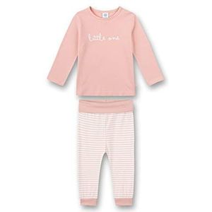 Sanetta Pyjama Long Rose Pantoufles Bambins, Silver Pink, 9 Mois Bébé Fille