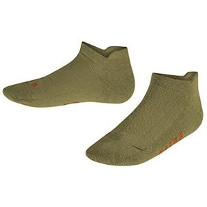 FALKE Cool Kick sokken, uniseks, kinderen, ademend, sneldrogend, wit, zwart, meer kleuren, lage sokken, korte zomer, pluche zool, zonder patroon, 1 paar, olijfgroen (7298)