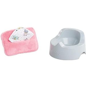 Corolle - Mon First pop, pot en doek, voor poppen 30 cm, vanaf 18 maanden, roze, 9000110200