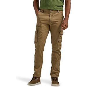 Wrangler Authentics Regular Tapered Cargo Pant Herenbroek, Teakhout, Taille 36 / lengte 34