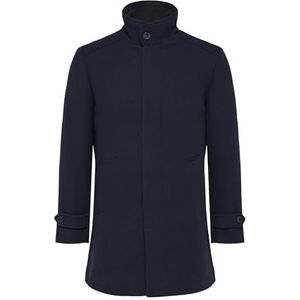 SELECTED HOMME Slhreuben Wool Coat Noos korte herenjas, Blauw