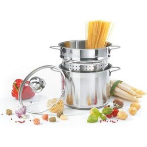 Krüger Spaghettipan, set (3 elementen), 16 cm