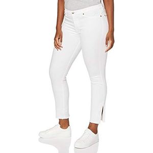 7 For All Mankind HW Skinny Crop vrijetijdsbroek Offwhite, W25 dames, gebroken wit