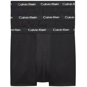 Calvin Klein Boxershorts voor heren, verpakking van 3 stuks, Zwart (Black W. Black Wb Xwb), XS