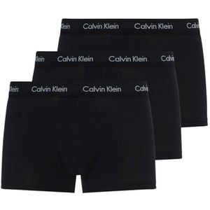 Calvin Klein Boxershorts voor heren, verpakking van 3 stuks, Zwart (Black W. Black Wb Xwb), XS