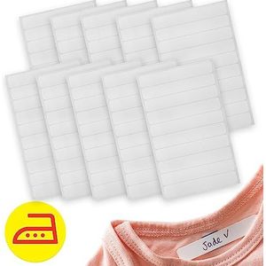 AVERY - Zak met 100 etiketten om op te strijken voor kleding, formaat 5,2 x 0,9 cm