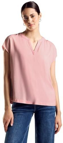 Street One A344598 Damesblouse met mouwen, Fun Peach