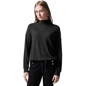Street One Studio T-shirt à col roulé pour femme, Anthracite, 44