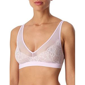 Schiesser Dames Soft BH, roze, effen, 80C EU, roze, 95C, Roze effen