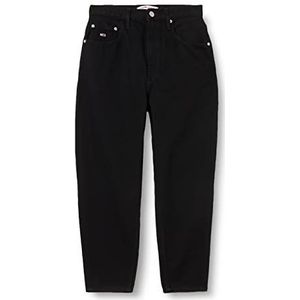 Tommy Jeans voor dames, moeder, jeans, stretch, denim, zwart, 33W / 34L, Denim Zwart