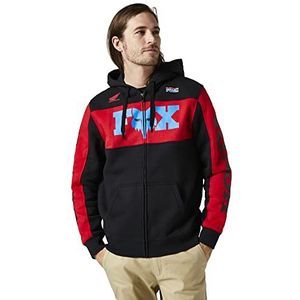 Fox Racing Honda Zip capuchontrui voor heren, Zwart/Rood