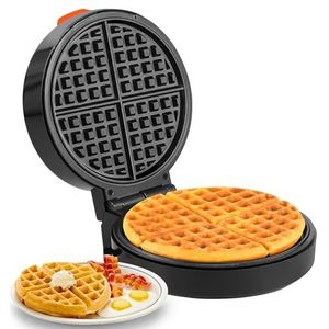 HIYAA Waffle Iron Wafelmachine, 1500 W, panini-grill, elektrische broodrooster, Cool Touch-technologie, antiaanbaklaag, traploos instelbaar