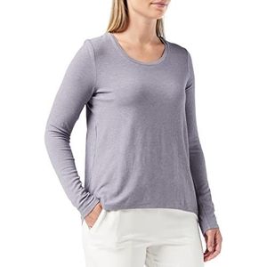 Triumph Climate Control Top ronde hals pijama-top voor dames, Donkergrijs Melange