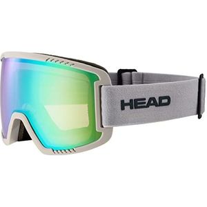HEAD CONTEX Uniseks skibril, groen/grijs, eenheidsmaat