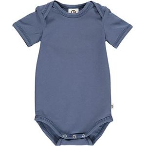 Müsli by Green Cotton Cozy Me S/S Baby Jongens Trainingsshirt Indigo, 68, Indigo