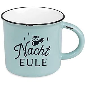Grafik-Werkstatt 61552 Vintage keramische koffiemok 400 ml groen