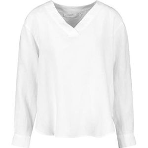 Gerry Weber Edition 860019-66403 blouse, wit/wit, 42 dames, wit/wit, maat 42, Weiss