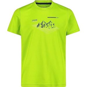 CMP T-shirt voor kinderen, 38t6744, uniseks T-shirt voor kinderen, Lime - Groen