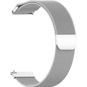 YONO Milanese armband 20 mm – luxe armband Milanees geschikt voor Samsung Galaxy Watch 5 / Pro / 4 / 3 / Active 2 – Garmin Approach / Forerunner / Venu 2 Plus / SQ / Vivomove – Polar Ignite / Unite – Huawei