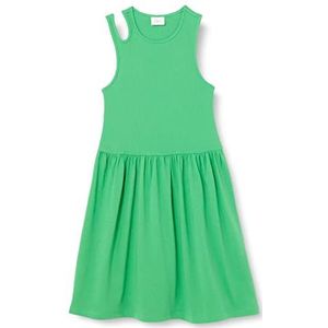 s.Oliver Robe Courte Fille, Vert, 158